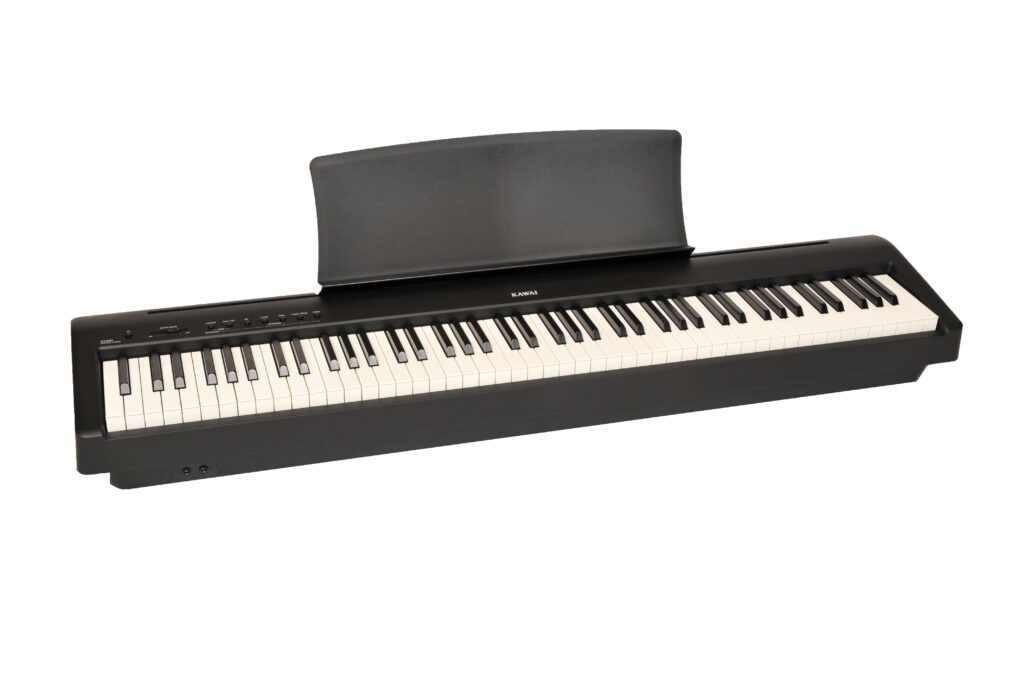 Das Kawai ES100 ist ein "Portable Piano". Optional ist ein passender Ständer erhältlich.