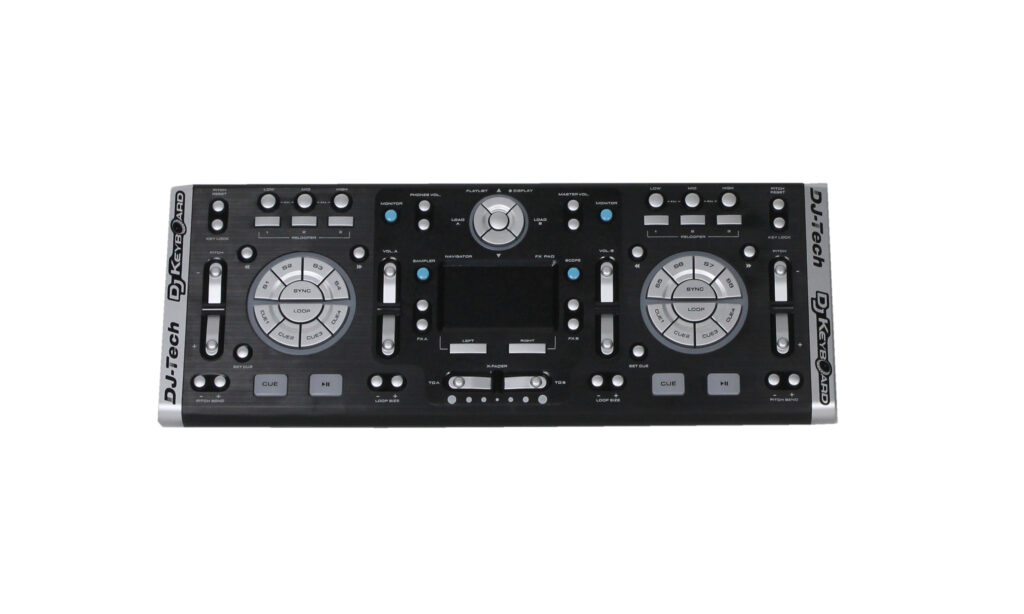 DJ-Tech DJ Keyboard, Zwei-Deck DJ-Controller im Tastaturformat