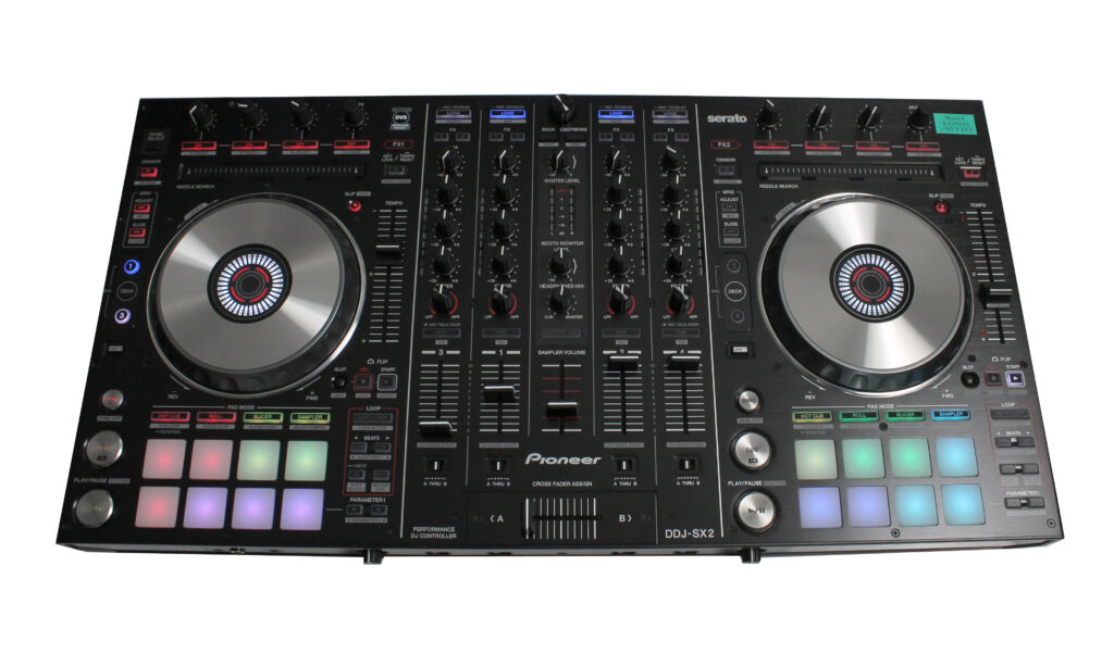 Pioneer DDJ-SX2, Performance DJ-MIDI-Controller für Serato und Vierkanal-Mischpult