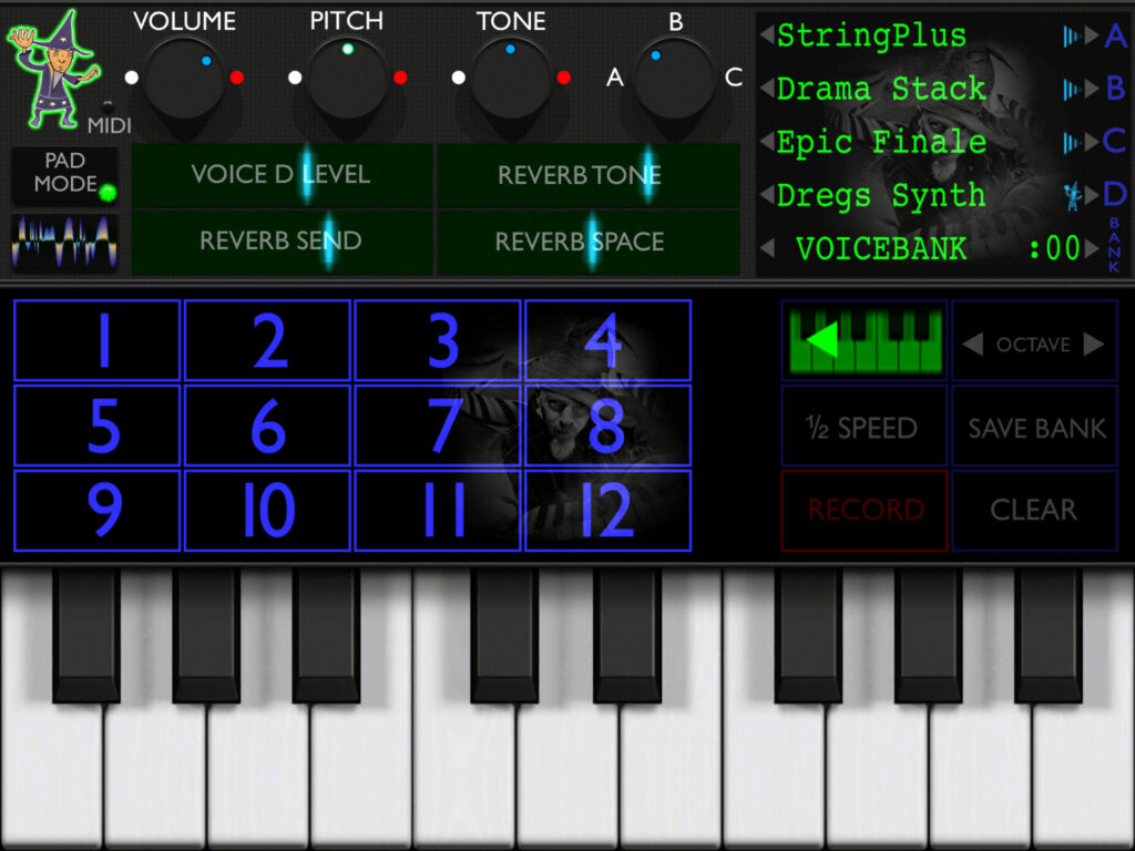 Der Pad Mode des Jordantron