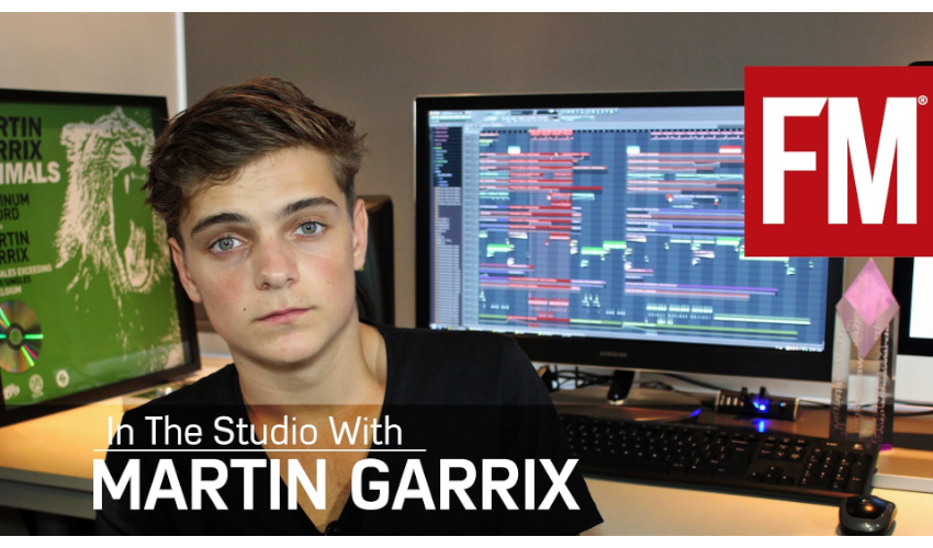 Im Studio setzt Martin Garrix bislang auf Minimalismus.