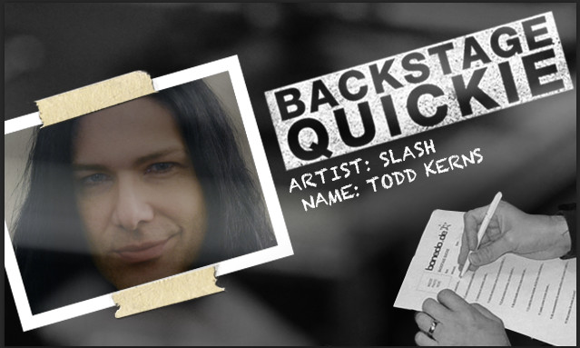 Todd Kerns im Backstage-Quickie (Alle Bilder zur Verfügung gestellt von Robin Lussu)