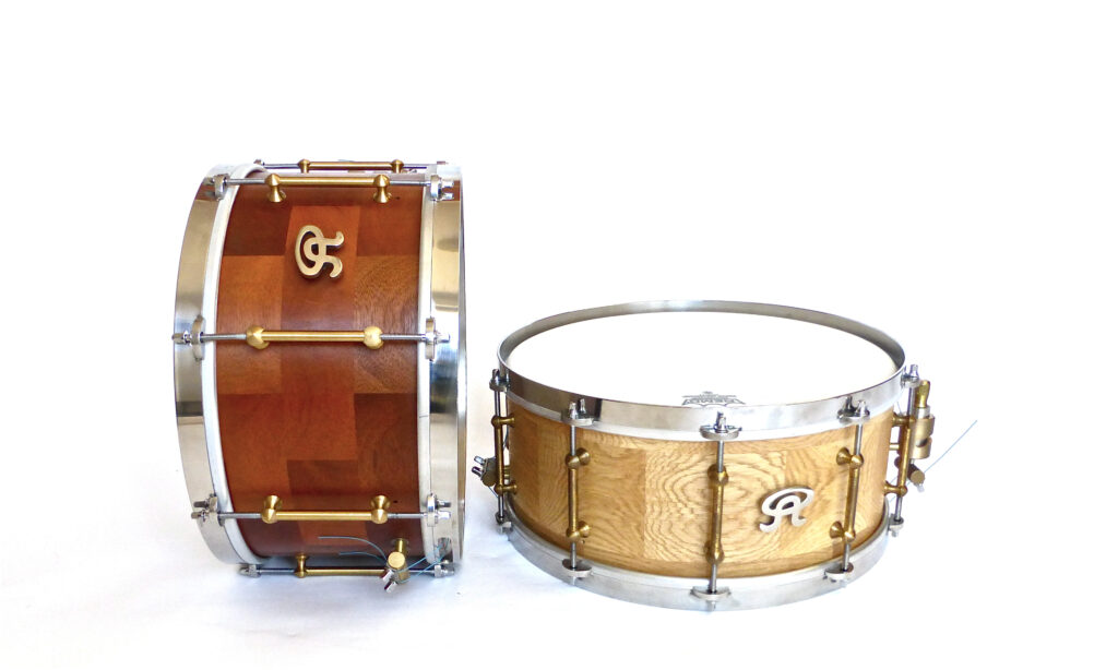 Himmlisch gut - die beiden Angel Snare Drums.