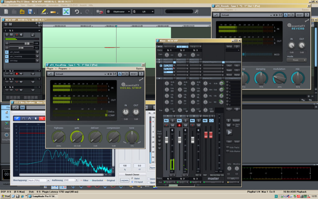 DAW-Programm mit allem, was der Achtspur-Purist zum Leben braucht