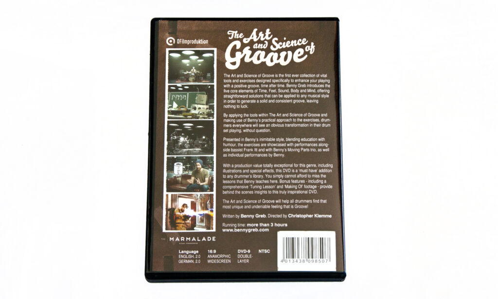 Sehr gute und fundierte Unterhaltung, sowie erstklassige Bilder und Sounds hat die Benny Greb DVD "The Art & Science of Groove" zu bieten.