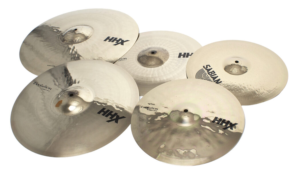 Dreimal Weckl und einmal Zoro - Das Sabian HHX Jazz Evolution Set.