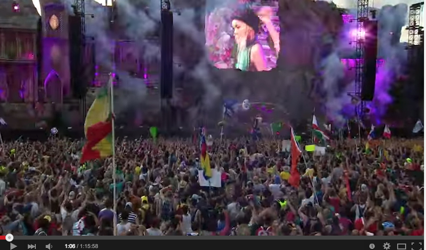 Tomorrowworld-Festival in den USA am 26. September 2014 (Bild: youTube)