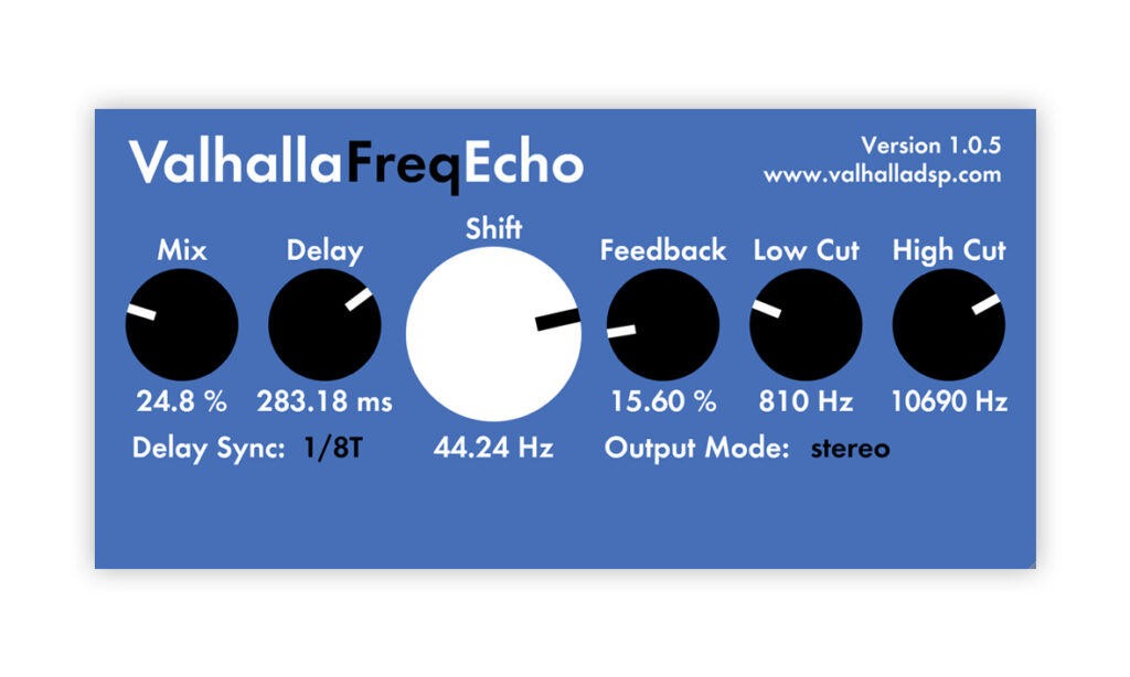 valhalladsp_freqecho_interface