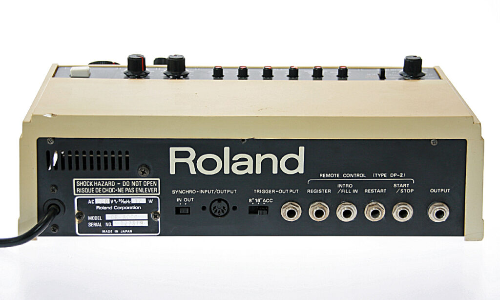 Die Anschlüsse der Roland CR-8000