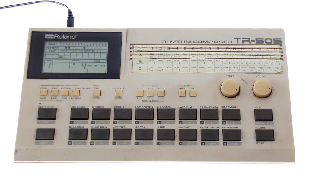  Drum Machine Klassiker aus 1986, die TR-505