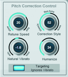 Das Automatic Pitch-Correction Verhalten lässt sich durch die Anpassung der Balance zwischen dem Classic, Flex- Tune oder None Modes nun besser kontrollieren.