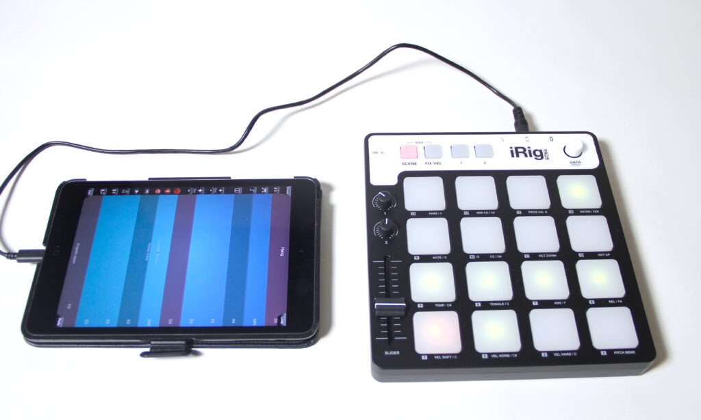 Das iRig Pads bildet auch mit 3rd Party Software eine gute Einheit.