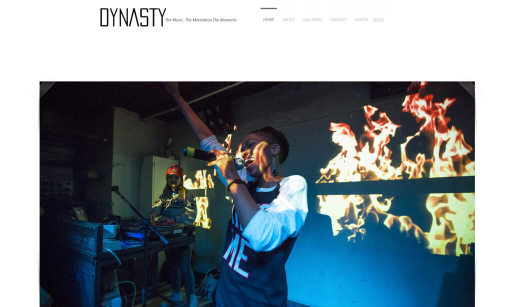Dynasty Screenshot Website (dythedreampusher.com)
