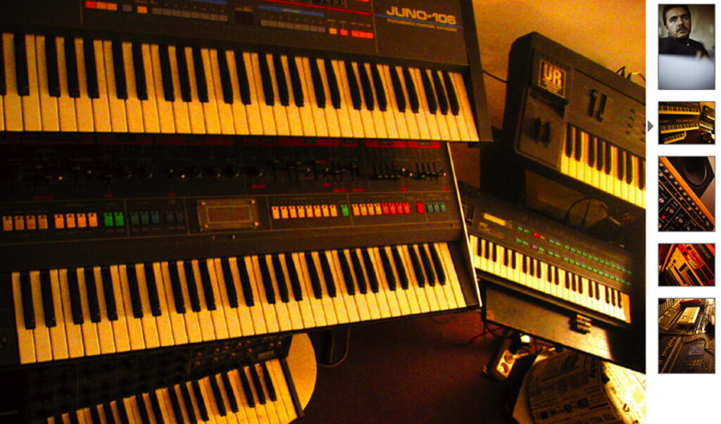 Laurent Garniers Leidenschaft: Vintage Keyboards. (Foto: soundonsound.com)