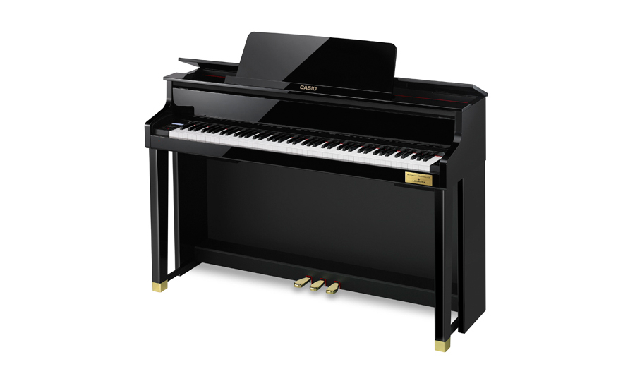 Das Celviano Grand Hybrid Digitalpiano (hier das Modell GP-500BP) entstammt einer Kooperation zwischen Casio und C. Bechstein (Bild: zur Verfügung gestellt von Casio)