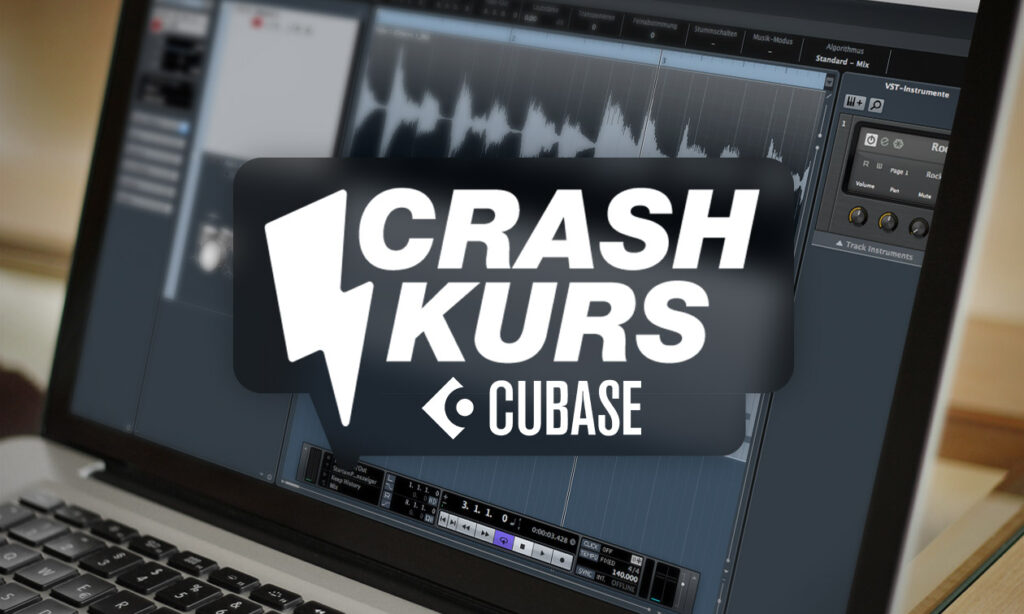 Die ersten Schritte mit Cubase sind schnell gemacht!