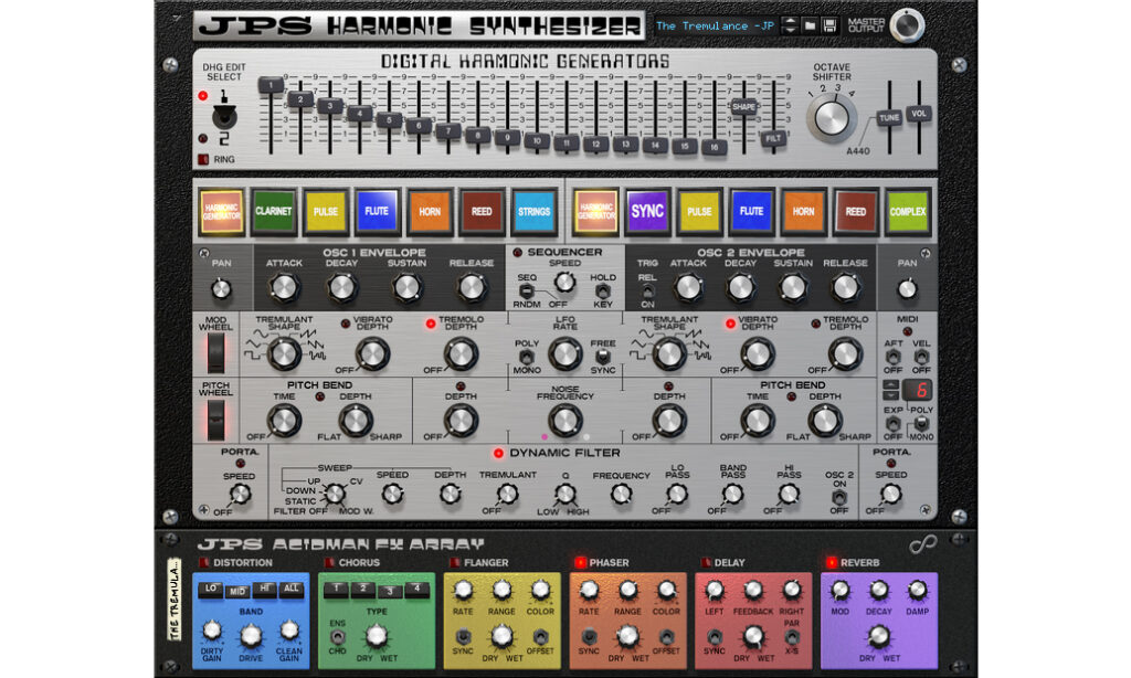 JPS Harmonic Synthesizer (Bild: zur Verfügung gestellt von Propellerheads)