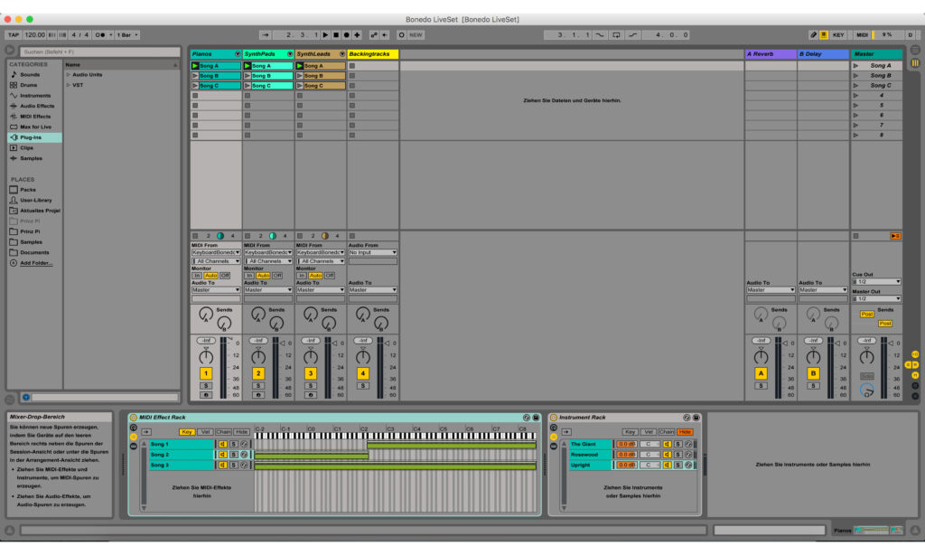 Wie schlägt sich die Performance-DAW Ableton Live als Plug-in Host für Keyboarder?