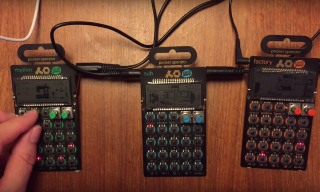 Shake It Off von Taylor Swift gespielt auf den Pocket Operators (Bild: YouTube / Norla)