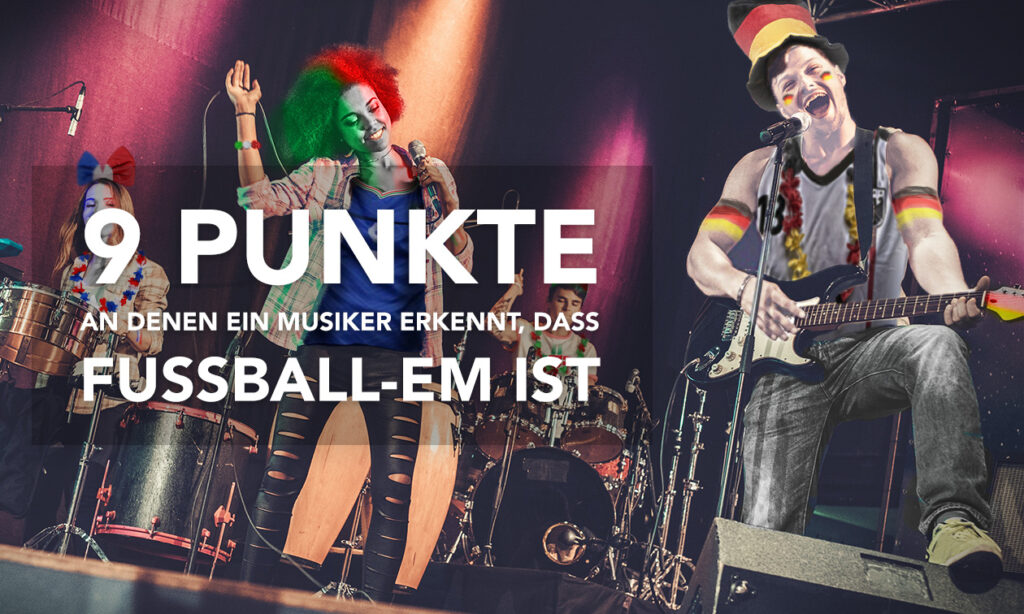 9 Punkte, an denen ein Musiker erkennt, dass Fußball-EM ist. (Foto: Nejron Photo - Fotolia)