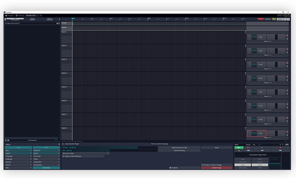 TSC Mackie Tracktion 6 7 GUI Interface Graphics