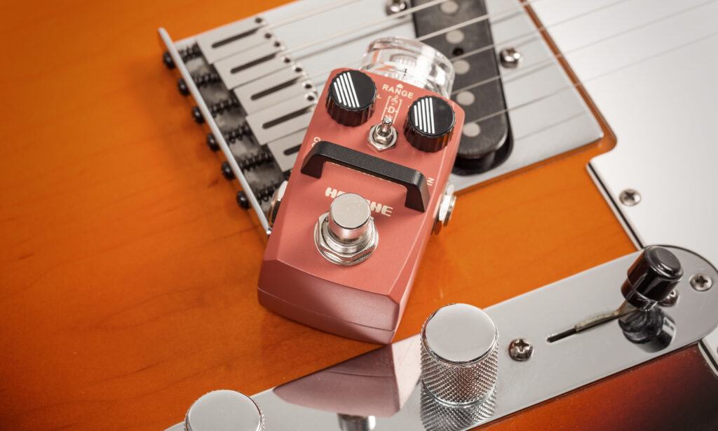 Das Hotone Harmony Pedal bietet eine breite Palette von Pitch-Shifting und Detune Effekten.