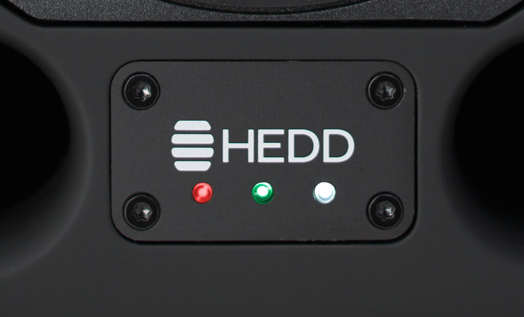 Status-LEDs der HEDD Monitore