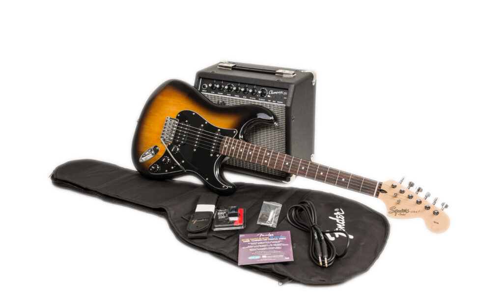 Das Fender-Bundle überzeugt mit amtlicher E-Gitarre und einem üppig ausgestatteten Combo - Kaufempfehlung!