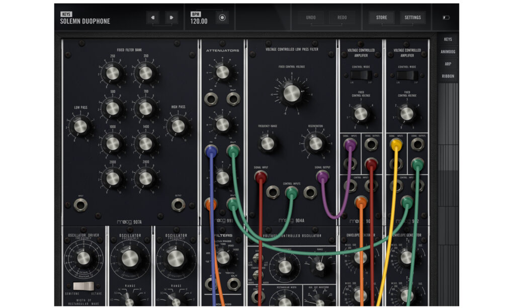 Die Moog Model 15 App ist eines der virtuellen Highlights 2016.