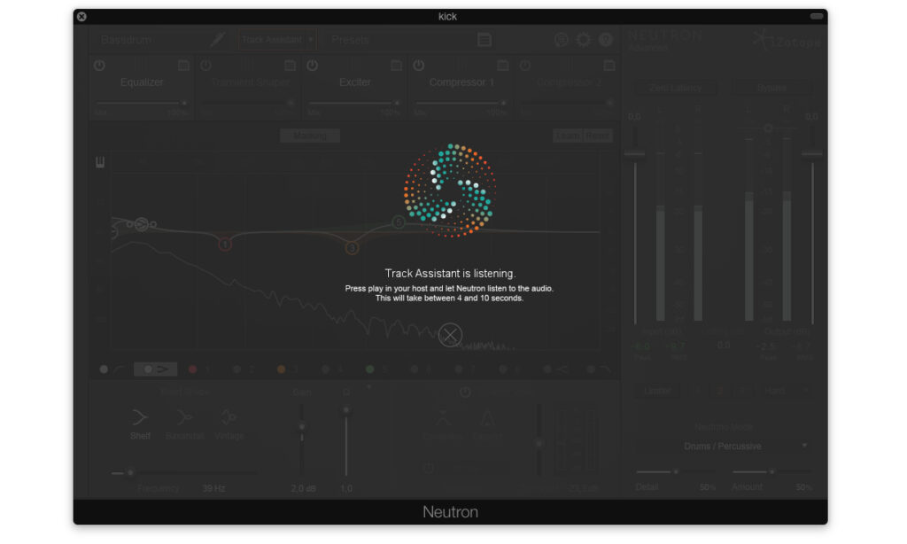 Izotope Neutron analysiert das Material und hilft beim Mixdown.