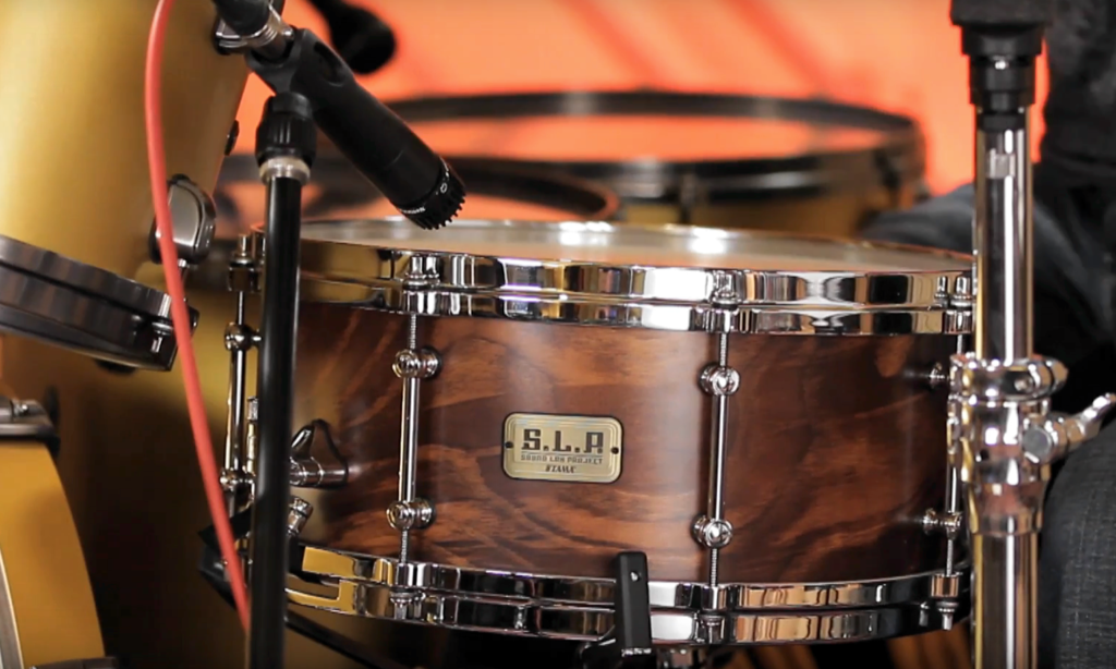 Die neue TAMA S.L.P. Fat Spruce Snare / Bild: Screenshot Tama Promo-Video Channel: Joe Bergamini