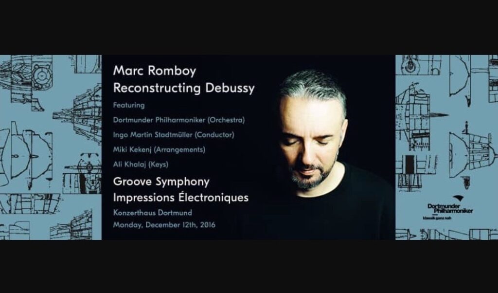 Am 12. Dezember 2016 führte Marc Romboy sein Konzert „Reconstructing Debussy“ im Konzerthaus Dortmund auf! (Foto: Konzerthaus Dortmund)