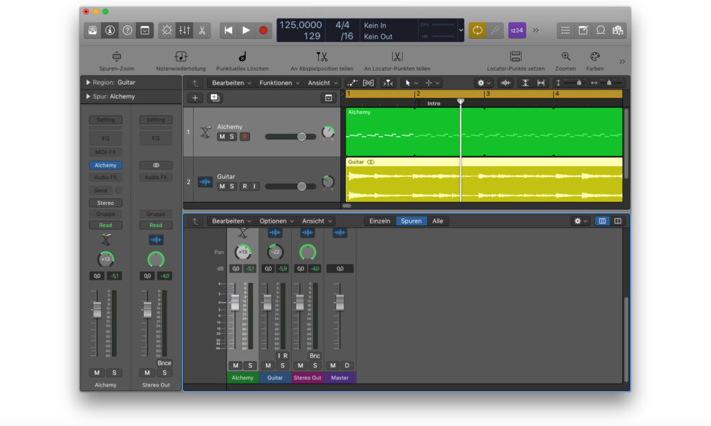 Das neue Design von Logic Pro X 10.3.