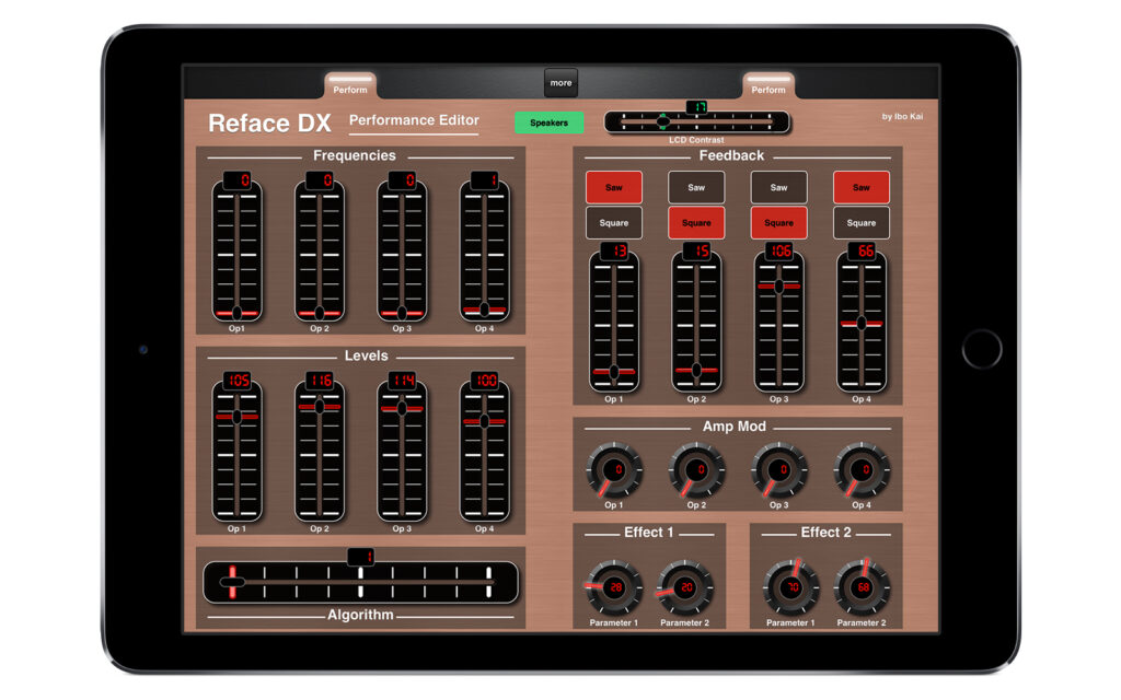 MDDX2 ist ein Performance-orientierter Yamaha reface DX Editor (Bild: mididesigner.com)