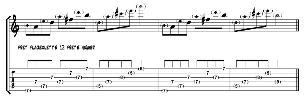 Übung 3: Natural Harmonics