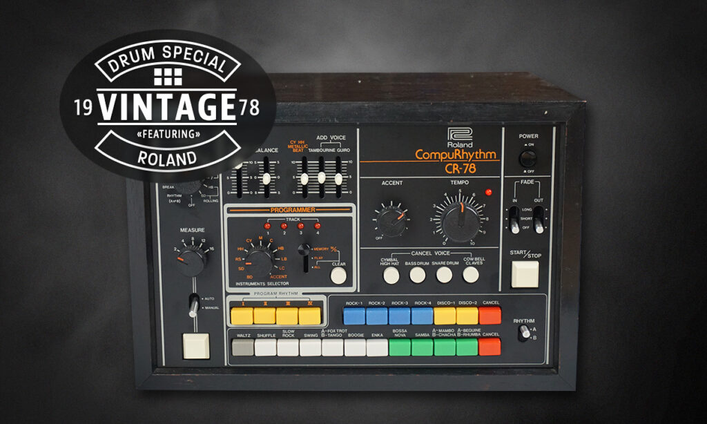 Roland CR-78 Vintage Drum Machine