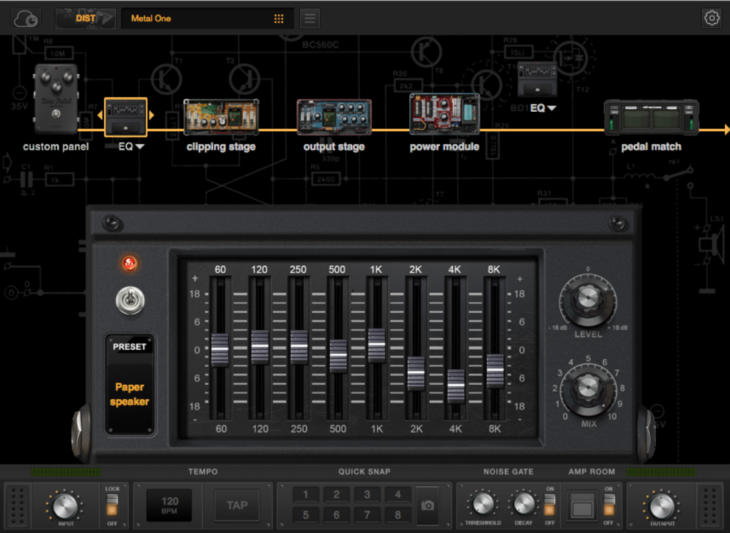 BIAS Pedal Software: Equalizer