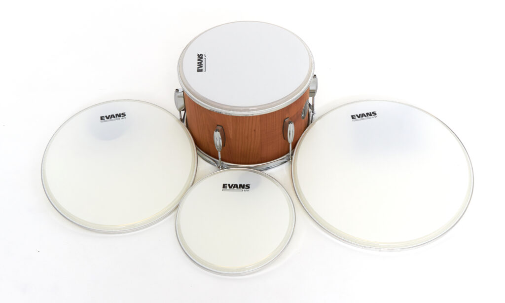 Evans UV1 - die Innovation hat ihren Preis, dafür bekommt man ein sehr gut konstruiertes und flexibles Snare- oder Tom-Fell.