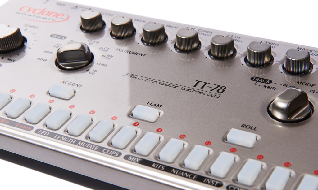 Der Sequencer des TT-78 hat nichts mit der CR-78 gemeinsam, funktioniert aber hervorragend.