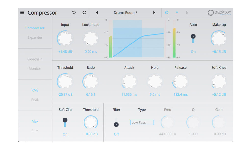 Kontrast ist was anderes: Das alternative Farbschema von Tracktion ist nicht wirklich gut lesbar.