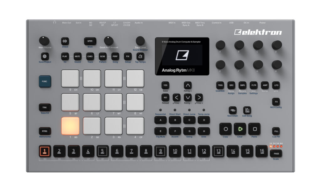 Der Elektron Analog Rytm MkII soll im Oktober 2017 erscheinen. (Bild: zur Verfügung gestellt von Elektron)