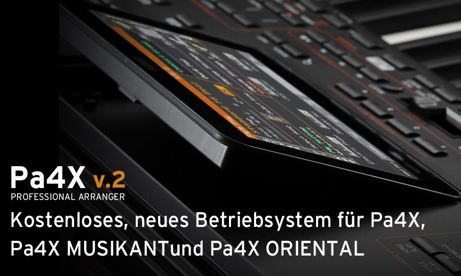 Korg veröffentlicht das Betriebssystem v2.0 für die Pa4X Serie (Bild: zur Verfügung gestellt von Korg)