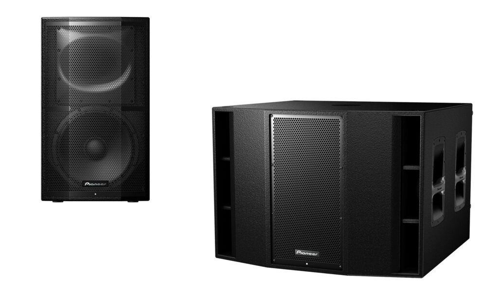 Pioneer XPRS-12 Aktivbox und XPRS-215S Subwoofer