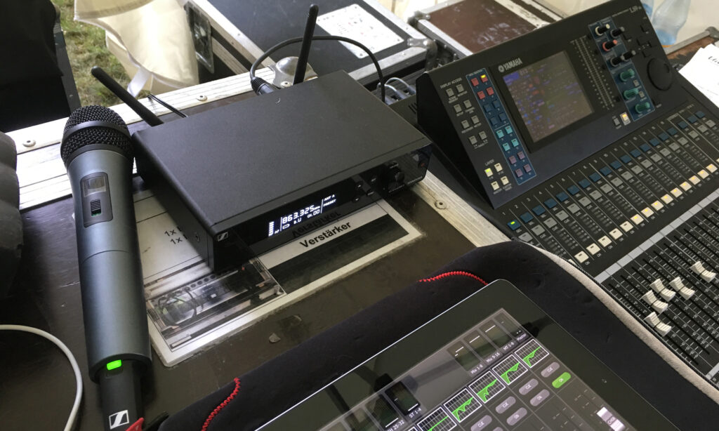 Praxisgerechter Sound, unkomplizierte Bedienung: XS Wireless 2 am FoH-Platz.