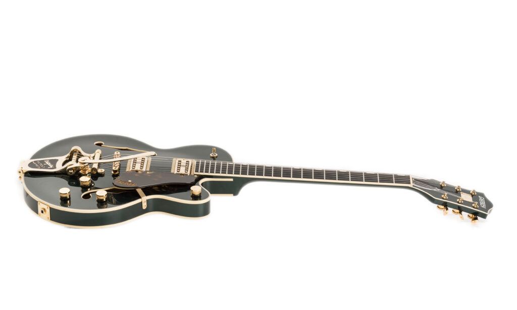 Die G6659TG kombiniert den legendären Gretsch-Twang mit dem typischen durchsetzungsfähigen Ton der Gretsch-Gitarren.