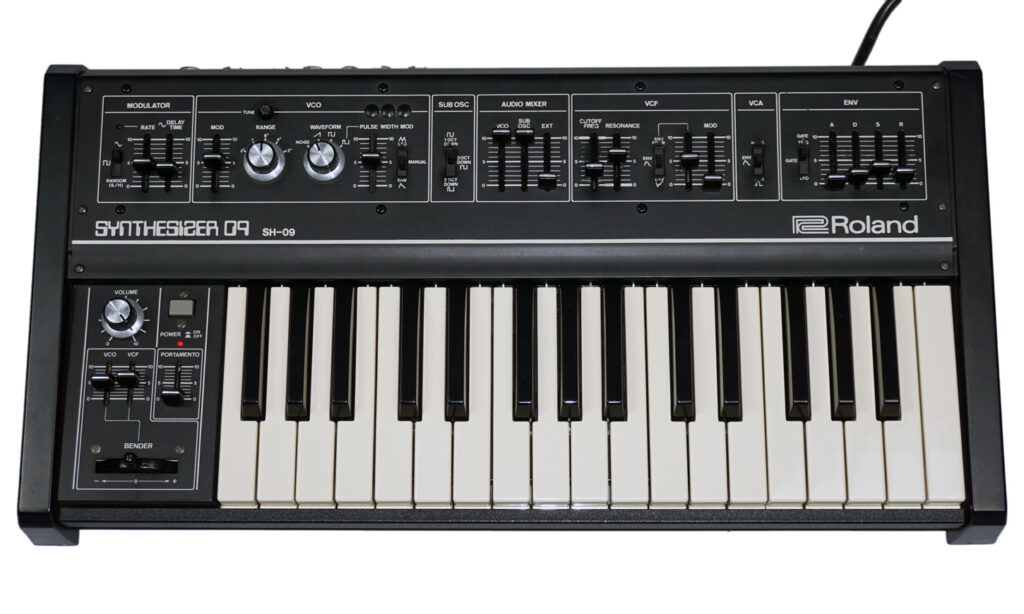 Roland SH-09 analoger monofoner Synthesizer.