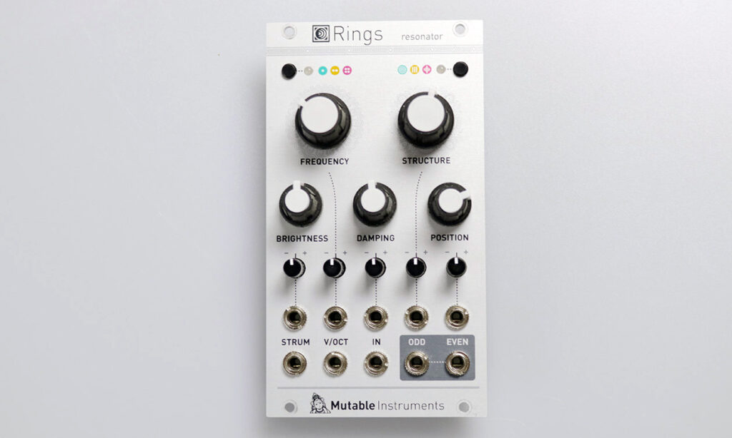 "Rings" bietet vielseitiges Klangrepertoire von gezupften und gestrichenen Instrumenten bis hin zu Drones (Foto: Mutable Instruments)