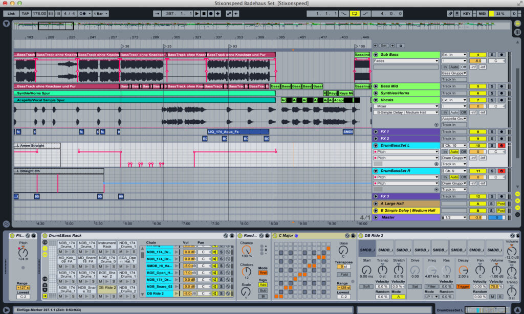 STIXONSPEED Ableton Drumrack Pic (Bild: zur Verfügung gestellt von Jan "Stix" Pfennig)