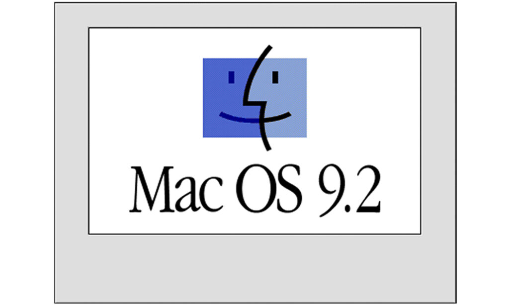 Die Vergangenheit lässt grüßen: MacOS 9.2 Startup Screen. (Screenshot: Michael Geisel)