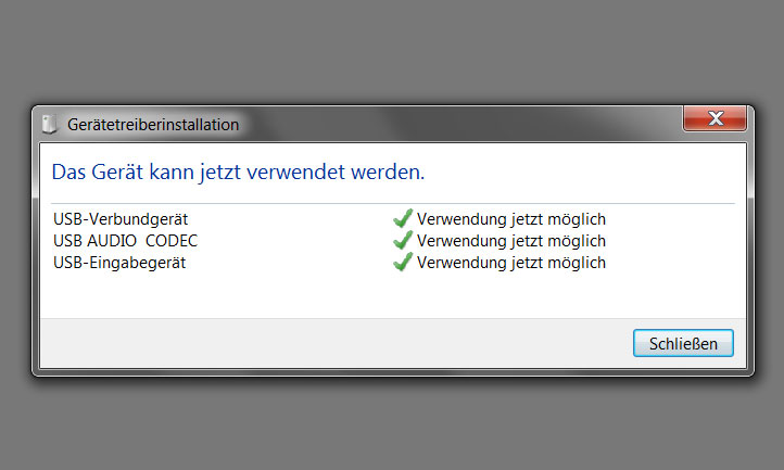 Der NTX1000 kommt ohne Treiber aus